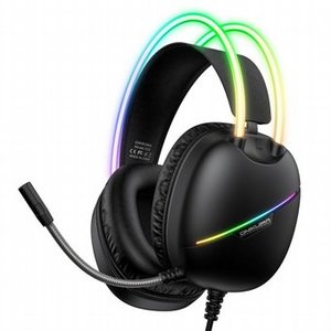 אוזניות גיימינג מקצועיות Onikuma X33 – תאורת RGB | חיבור Type-C עם מתאם USB