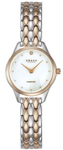 Obaku V297SXZWSH גודל קטן ועדין נשים משובץ יהלום