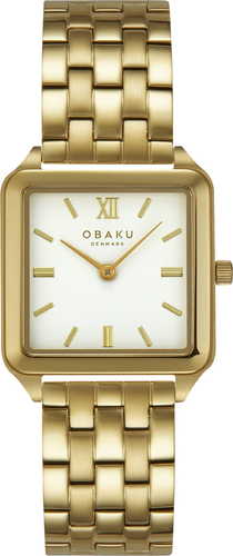 Obaku V309LXGWSG לנשים זכוכית ספיר להיט ענק מדנמרק