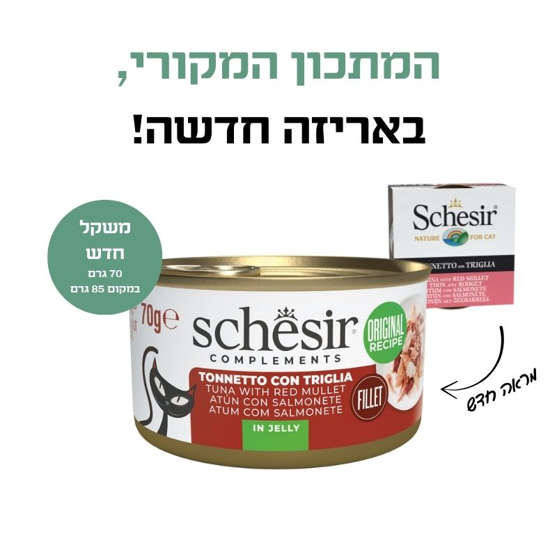 שימור טונה עם מולית אדומה בג