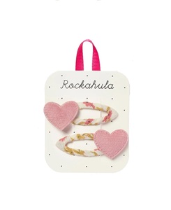 סט סיכות- לבבות קטיפה Rockahula