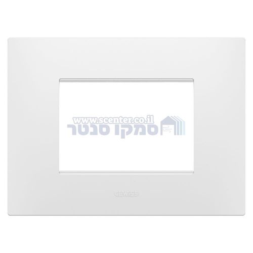 מסגרת אגו 3 מודול EGO לבן משי Gewiss Chorus