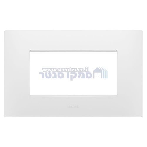 מסגרת אגו 4 מודול EGO לבן משי Gewiss Chorus