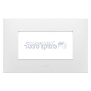 מסגרת אגו 4 מודול EGO לבן משי Gewiss Chorus
