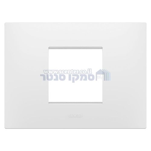 מסגרת אגו 2 מודול EGO לבן משי Gewiss Chorus