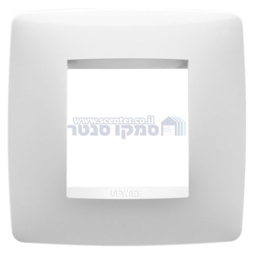 מסגרת וואן אינטר' 2 מודול One International לבן Gewiss Chorus