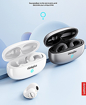 אוזניות בלוטוס TWS EARCLIP - דגם Thinkplus XT83II חברת Lenovo