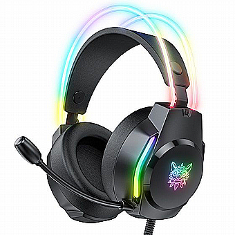 אוזניות גיימינג Onikuma X26 RGB - חווית שמע ונוחות מושלמת