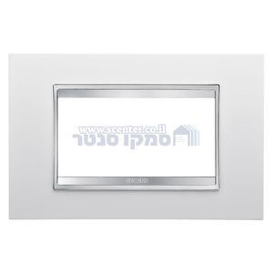 מסגרת לוקס 4 מודול Lux לבן Gewiss Chorus