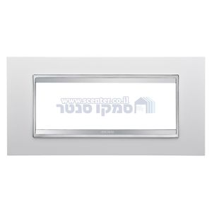 מסגרת לוקס 6 מודול Lux לבן Gewiss Chorus