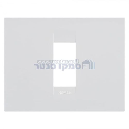 מסגרת גאו 1 מודול Geo לבן Gewiss Chorus