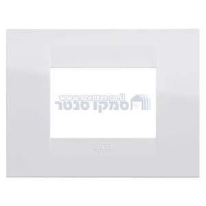מסגרת גאו 3 מודול Geo לבן Gewiss Chorus