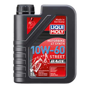 שמן מנוע LIQUI MOLY 10W60 MOTORBIKE 4T STREET RACE 1L