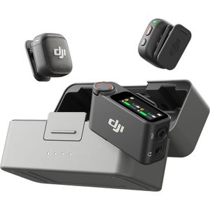 מערכת זוג מיקרופונים אלחוטיים DJI MIC 3