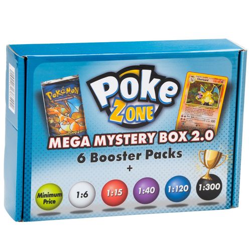 קלפי פוקימון מגה מיסטרי בוקס 2.0 של פוקיזון POKEZONE MEGA MYSTERY BOX 2.0