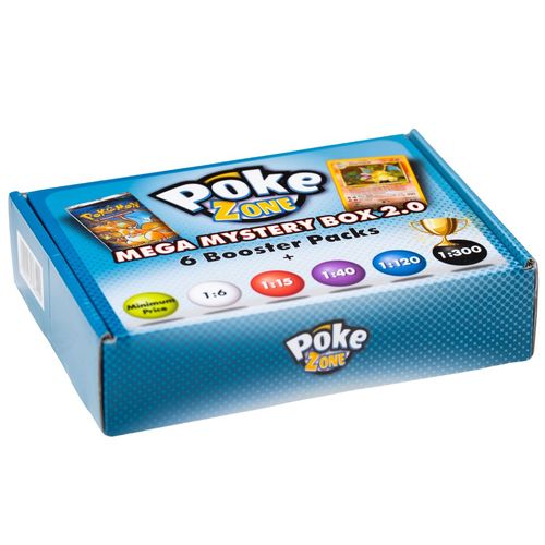קלפי פוקימון מגה מיסטרי בוקס 2.0 של פוקיזון POKEZONE MEGA MYSTERY BOX 2.0