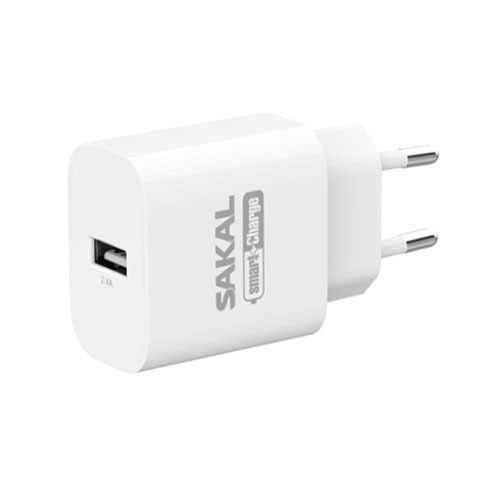 מטען קיר חשמל מהיר 20W עם יציאת Smart Charge 2.4A USB 