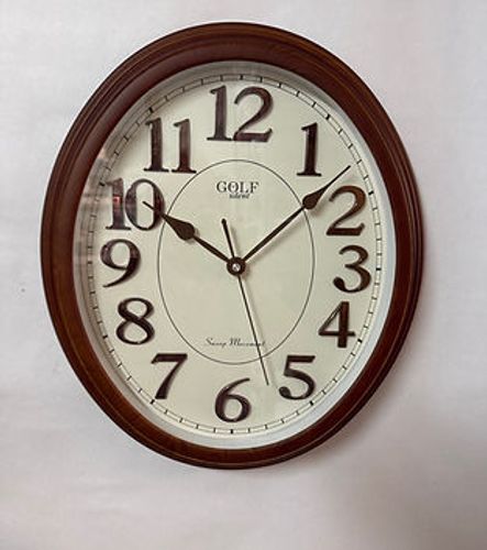שעון קיר חום GOLF  23142 גולף 