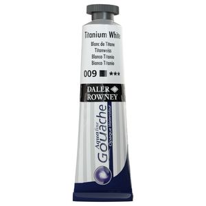 צבעי גואש 15 מל Zink White 009 Aquafine