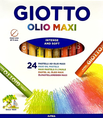 Olio Maxi 24 Pastels 11 mm