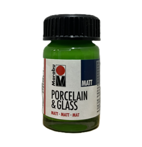 Porcelain and Glass Colour Matt Apple Green 15 ml