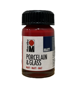 Porcelain and Glass Colour Matt Cherry 15 ml
