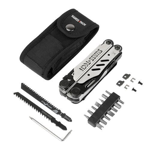 מולטיטול רב תכליתי LIGHTNING 37 פונקציות כולל אביזרים Swiss+Tech