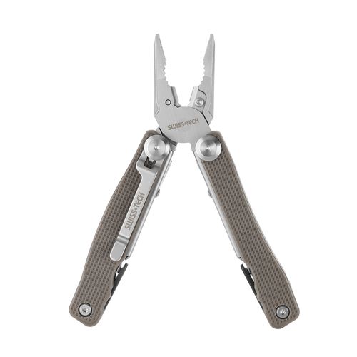 מולטיטול רב תכליתי WILD 15-ב-1 עם קליפס לחגורה - Swiss+Tech Tech WILD