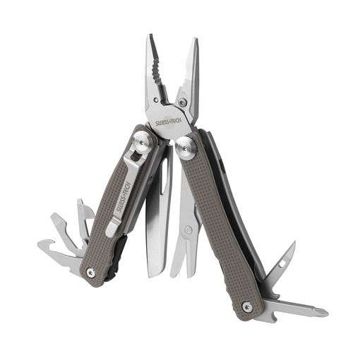 מולטיטול רב תכליתי WILD 15-ב-1 עם קליפס לחגורה - Swiss+Tech Tech WILD
