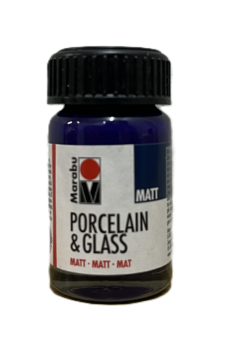 Porcelain and Glass Colour Matt Gentian Blue 15 ml
