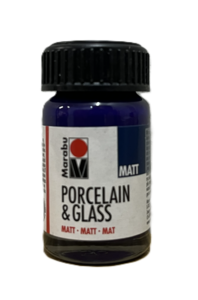 Porcelain and Glass Colour Matt Gentian Blue 15 ml