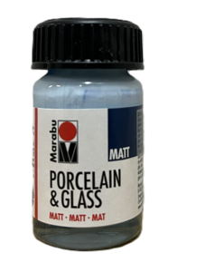 Porcelain and Glass Colour Matt Light Blue 15 ml