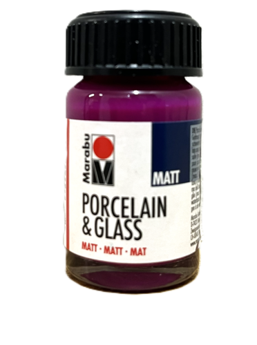Porcelain and Glass Colour Matt Purple 15 ml