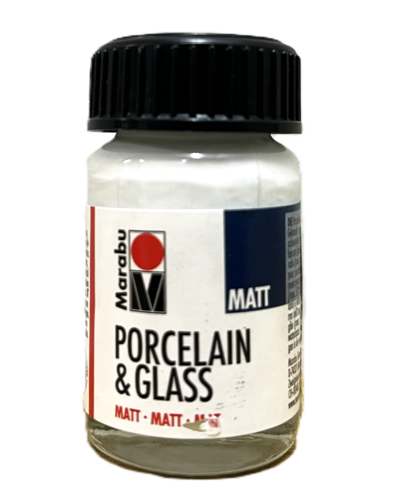 Porcelain and Glass Colour Matt White 15 ml