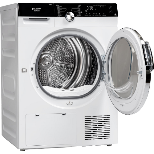 מייבש כביסה קונדנסור פתח חזית 10 ק"ג Electra EL1099 Heat Pump - צבע לבן אחריות ע"י היבואן הרשמי אלקטרה