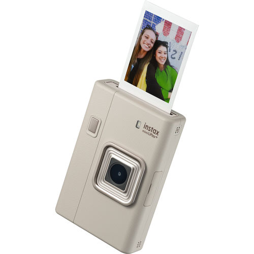 מצלמת פיתוח מיידי FUJIFILM INSTAX MINI Liplay Hybrid Instant Camera (Sand Beige)