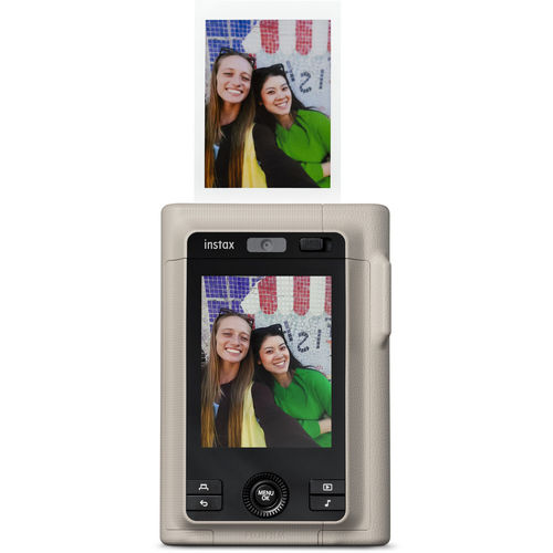 מצלמת פיתוח מיידי FUJIFILM INSTAX MINI Liplay Hybrid Instant Camera (Sand Beige)
