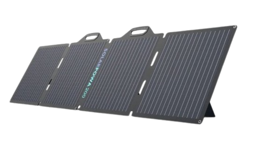 מארז תחנת כוח ניידת ופאנל סולארי Bluetti EB55 700W + BigBlue 200W
