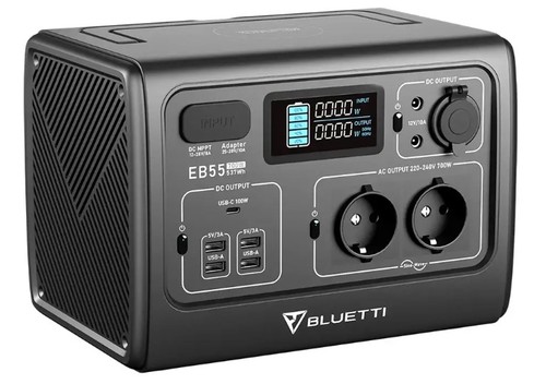 תחנת כוח ניידת Bluetti EB55 700W 537Wh