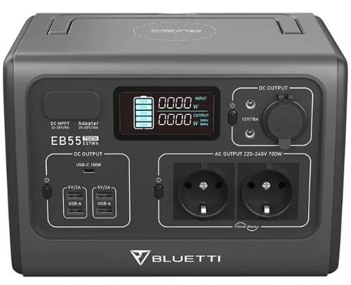 תחנת כוח ניידת Bluetti EB55 700W 537Wh