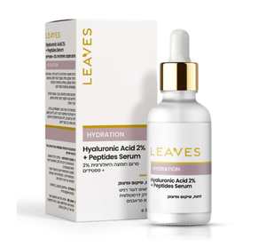 LEAVES סרום חומצה היאלורונית 2% + פפטידים