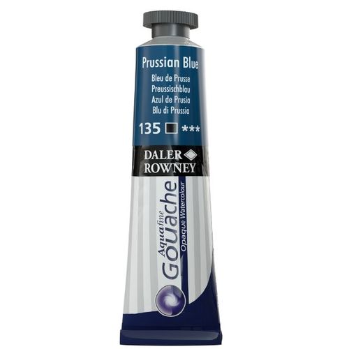 צבעי גואש 15 מל Prussian Blue 135 Aquafine