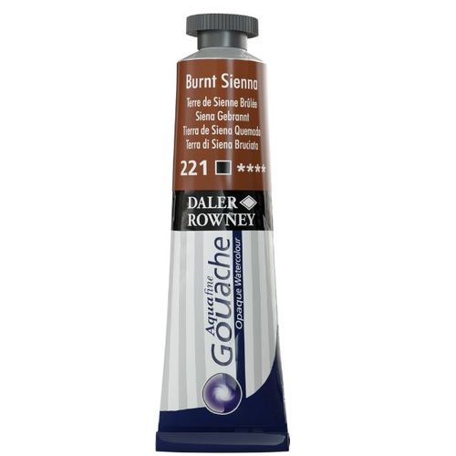 צבעי גואש 15 מל Burnt Sienna 221 Aquafine