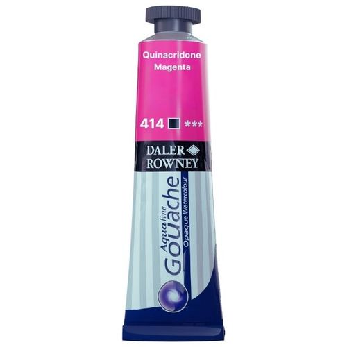 צבעי גואש 15 מל Quinacridone Magenta 414 Aquafine
