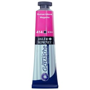 צבעי גואש 15 מל Quinacridone Magenta 414 Aquafine