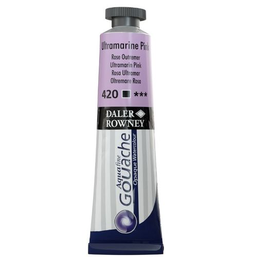 צבעי גואש 15 מל Ultramarine Pink 420 Aquafine