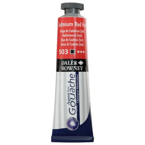 צבעי גואש 15 מל Cadmium Red Hue 503 Aquafine