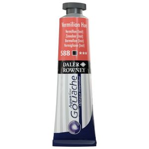 צבעי גואש 15 מל Vermilion Hue 588 Aquafine