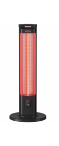 תנור חימום עומד IP45 2000W עם 3 רמות חימום וטיימר SEMICOM סמיקום דגם HAH-2040