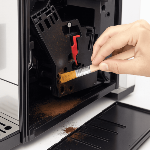 מברשת עץ מקצועית עם שער כתום לניקוי כללי פסקל Pascal